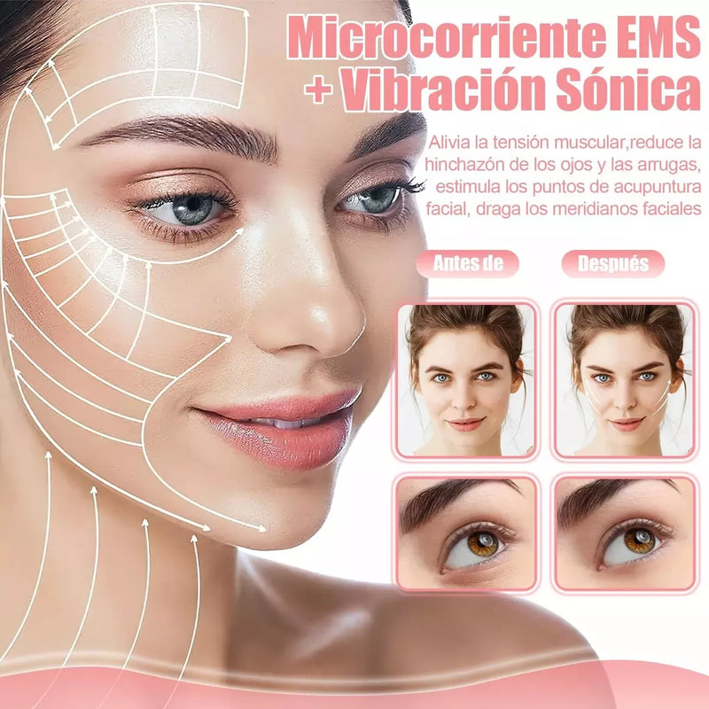 LiftGlow™️ Masajeador facial con microcorriente