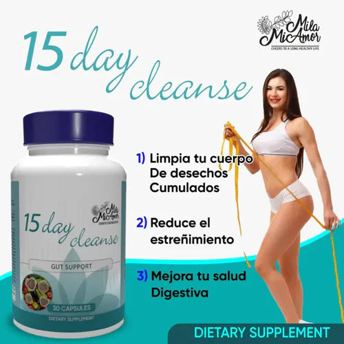 15 Days Cleanse - Reduce tu Hinchazon