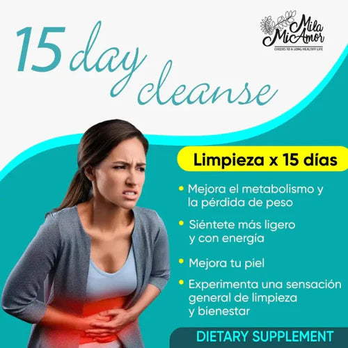 15 Days Cleanse - Reduce tu Hinchazon